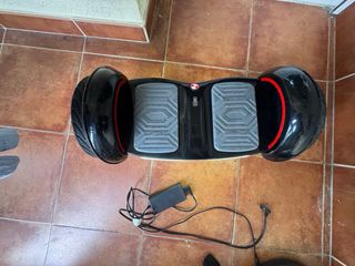 Hoverboard Sec Negro con Luces LED Blancas