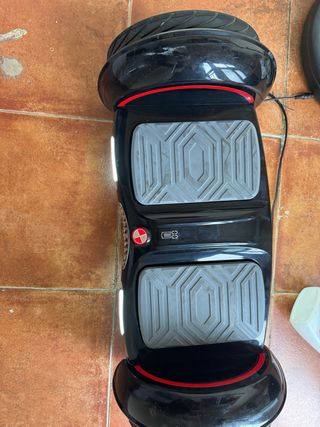 Hoverboard Sec Negro con Luces LED Blancas