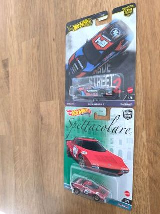 Lote Hot Wheels Premium - Lancia Stratos e Nissan