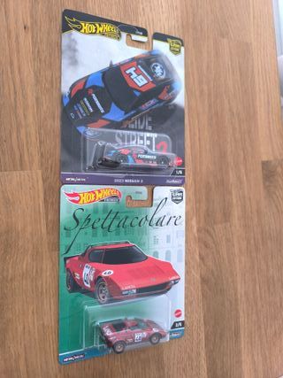 Lote Hot Wheels Premium - Lancia Stratos e Nissan