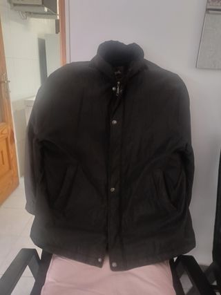 Chaquetón negro hombre