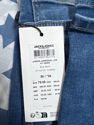 Vaqueros Jack & Jones Tapered Mike W30 L34