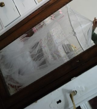 Mosquitera blanca para cama