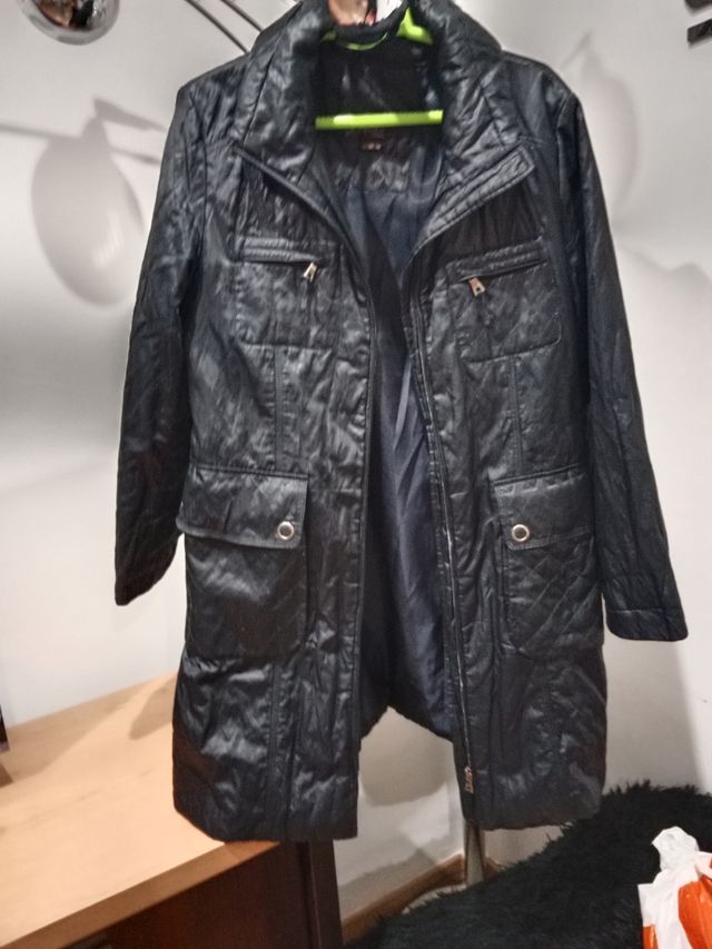 Abrigo mujer azul marino