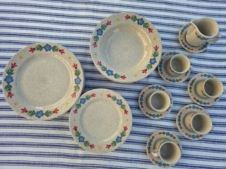 Juego de café y vajilla 6 servicios