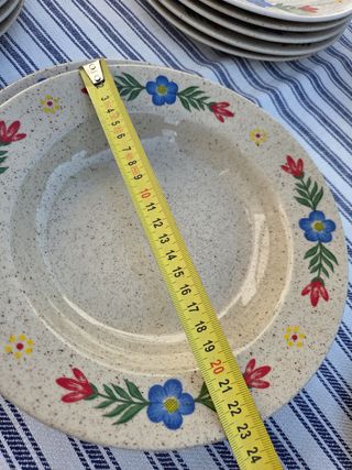 Juego de café y vajilla 6 servicios