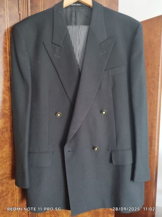 Americana YUSTE caballero negra/gris
