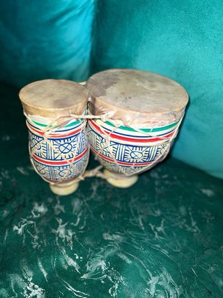 Tambor africano decorado