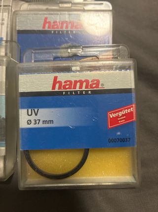 Lote de filtros Hama para cámara
