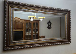 Espejo decorativo madera y dorado