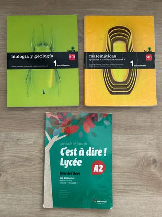 LIBROS PRIMERO BACHILLERATO