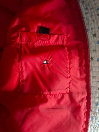 Chaleco plumífero Tommy Hilfiger niño rojo T-14