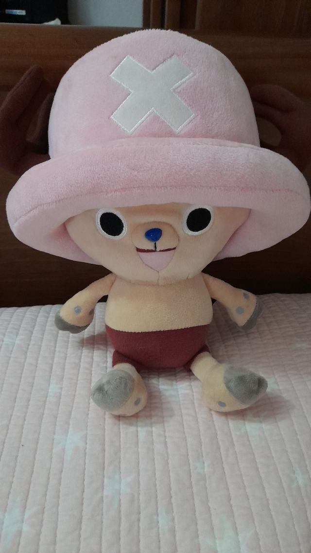 Peluche Chopper One Piece Rosa