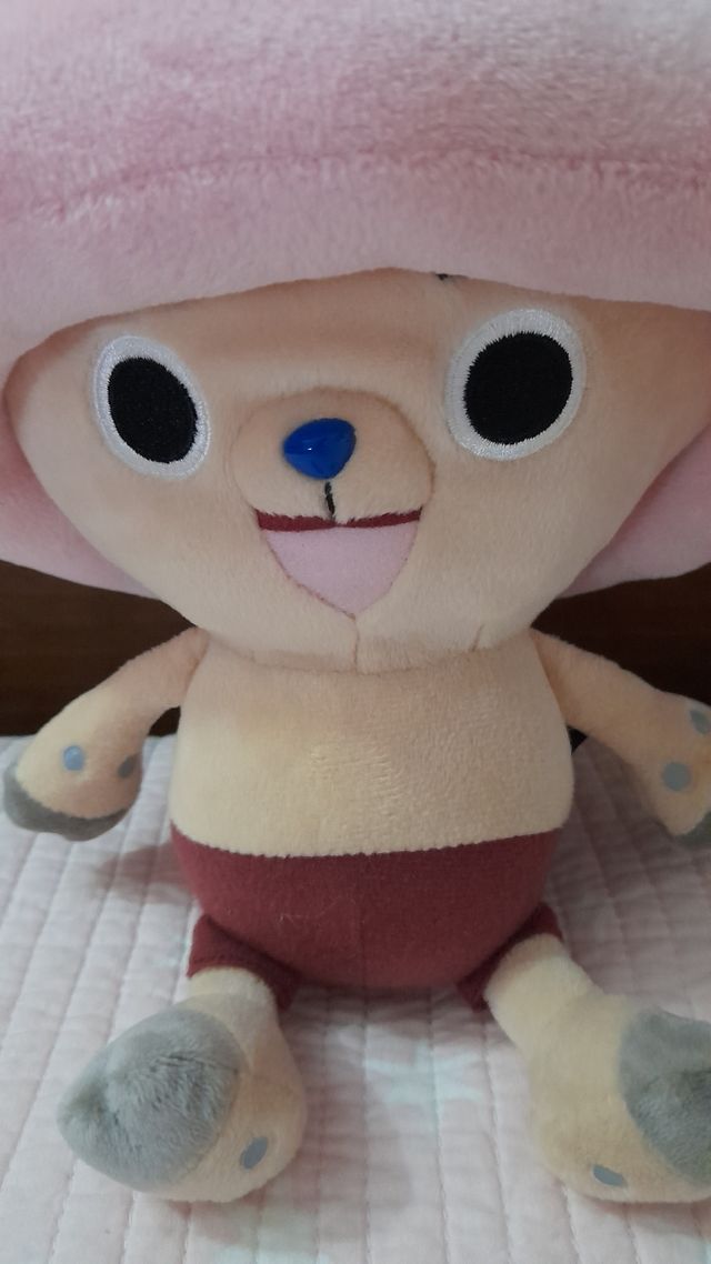 Peluche Chopper One Piece Rosa