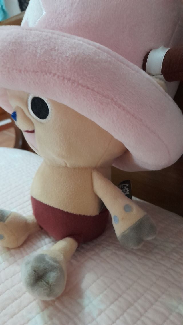 Peluche Chopper One Piece Rosa