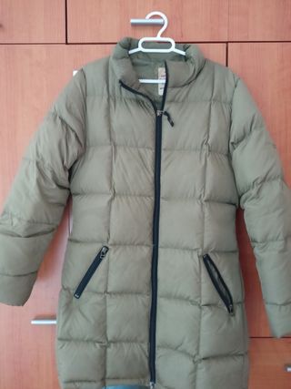 Parka verde acolchada