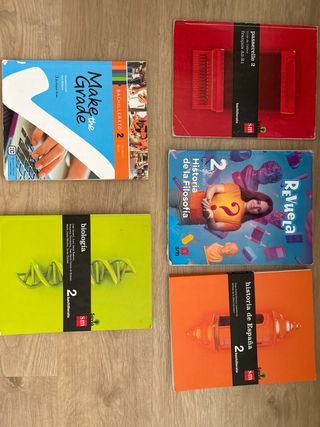 LIBROS SEGUNDO BACHILLERATO