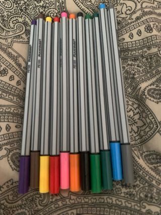 14 Rotuladores Colores (11 Finos, 3 Gruesos)