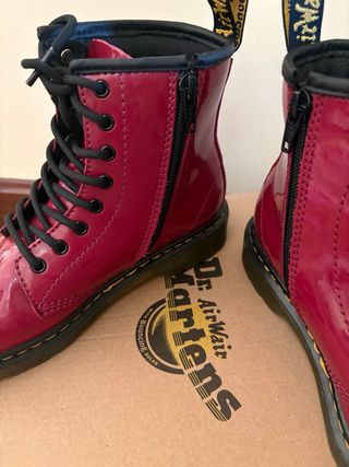 Botas Dr. Martens rojas charol - 1460 J