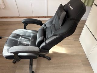 Silla Gaming Songmics Negra y Gris