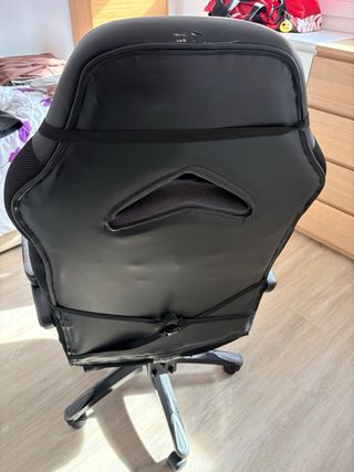 Silla Gaming Songmics Negra y Gris