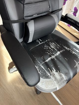 Silla Gaming Songmics Negra y Gris