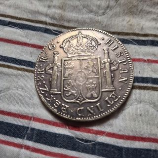 Moneda Española Carlos III 1783 falsa de época