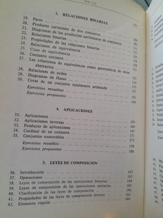 Iniciación a la matemática moderna