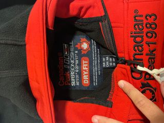 Chaqueta Canadian Peak niño roja nueva