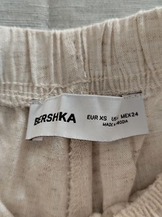 Pantalón beige mujer