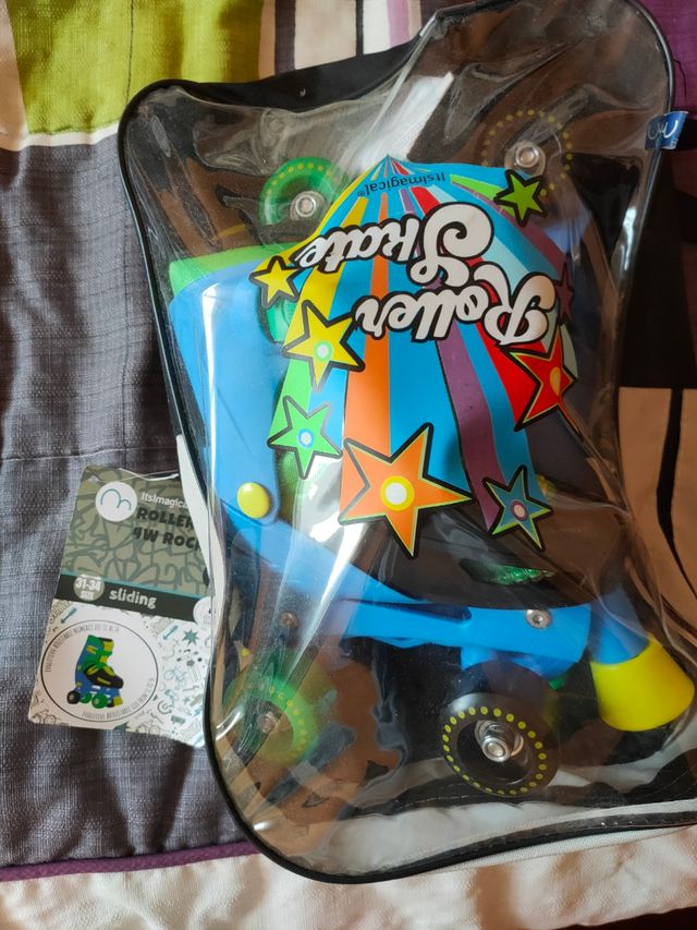 Patines Roller Skate Ajustables Talla 31-34