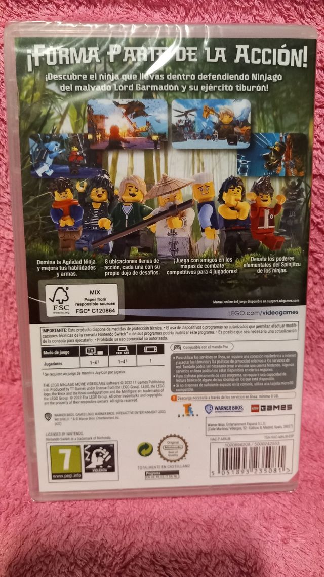 Videojuego Lego Ninjago La Película Switch