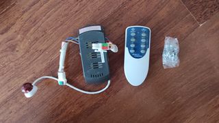 Ventilador Techo 120cm 3 Aspas + mando + lampara