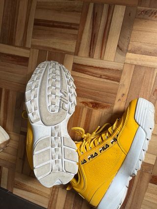 Zapatillas Fila Amarillas