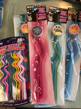 Set candeline musicali per compleanno