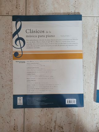 Clásicos de la Música para Piano Vol. 1 y 2