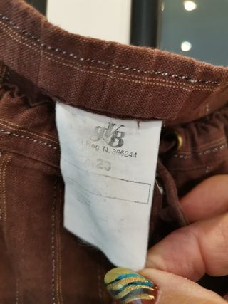 Completo Krizia Lino Marrone Tg 52