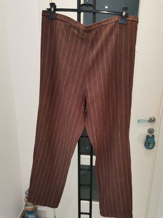 Completo Krizia Lino Marrone Tg 52