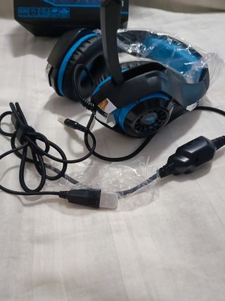 Auriculares Gaming GM-1 Negro/Azul