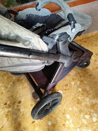 Cochecito, capazo, maxi-cosi Jane Muum Gris