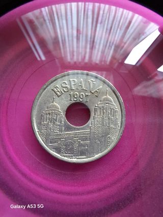 Moneda 25 Pesetas Melilla 1497-1997