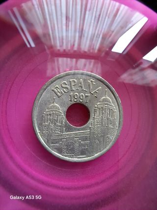 Moneda 25 Pesetas Melilla 1497-1997