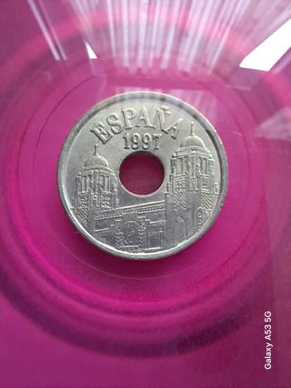 Moneda 25 Pesetas Melilla 1497-1997