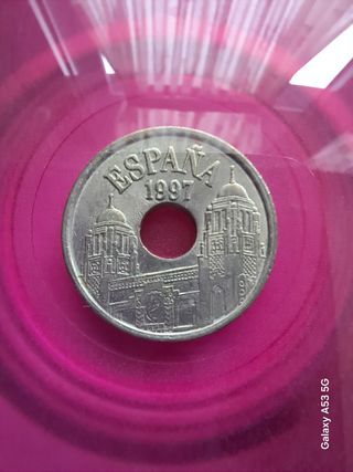Moneda 25 Pesetas Melilla 1497-1997