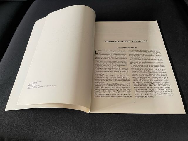 1997 CD Himno Nacional España + Partitura Himno