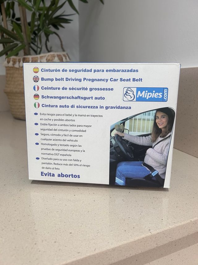 Cinturón seguridad coche embarazadas Mipies