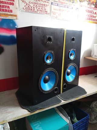 Bafles / Altavoces Negro y Azul