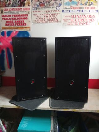 Bafles / Altavoces Negro y Azul