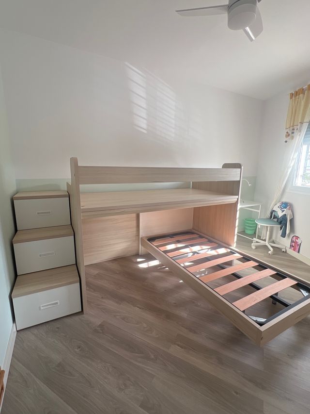 Litera infantil con cajonera