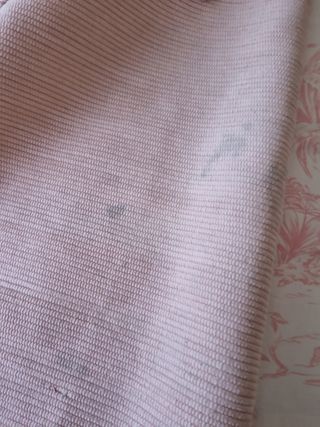 Alfombra rosa de algodón